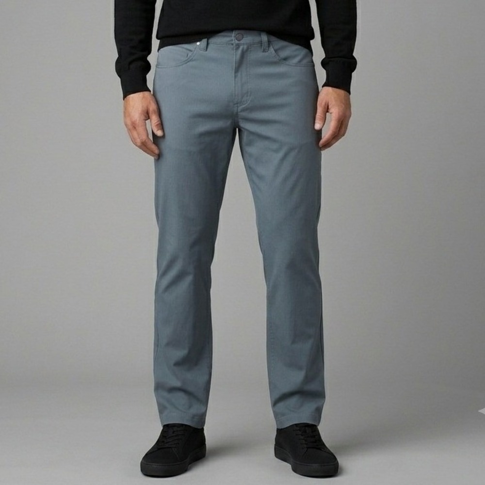 Lululemon ABC Pant Blue Gray Mens 32‎ Athletic  Travel Performance Trousers